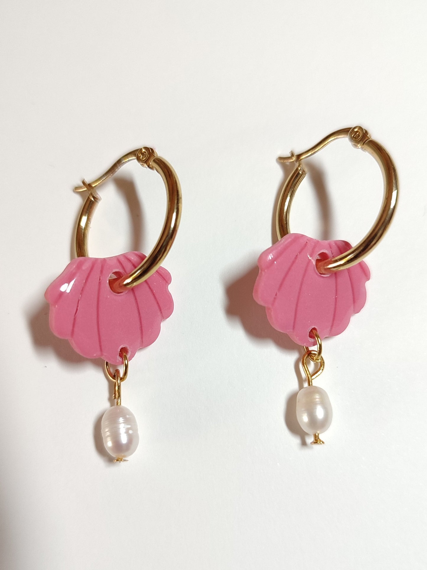 Rose - Coquillage perle - Modulables