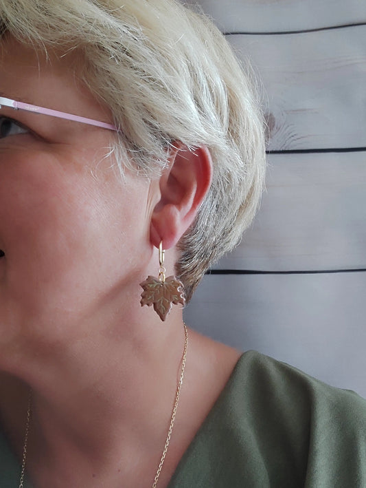 Boucles d’oreilles “Eclats des bois” – O mill’éclats O mill'éclats