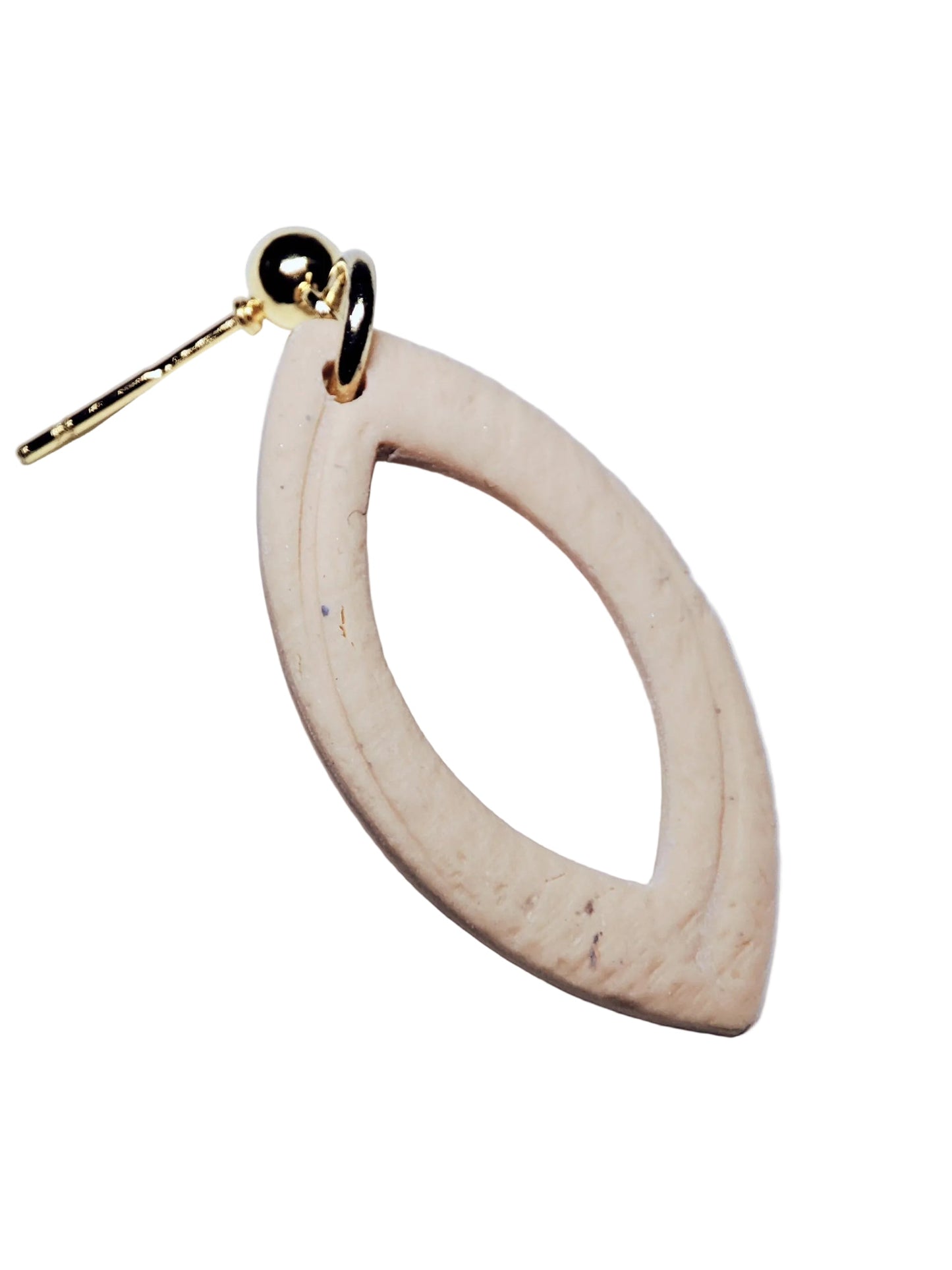 Boucles d’oreilles “Éclat lin” – O mill’éclats O mill'éclats