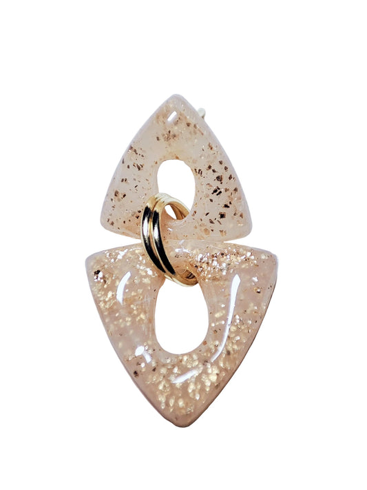 Boucles d’oreilles “Lueur dorée” – O mill’éclats O mill'éclats