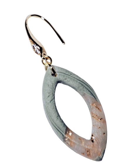 Boucles d’oreilles “Lueur de Sauge” – O mill’éclats O mill'éclats