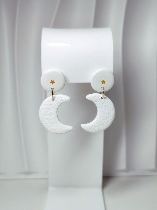 Boucles d'oreilles "Eclat de lune" - O mill'éclats