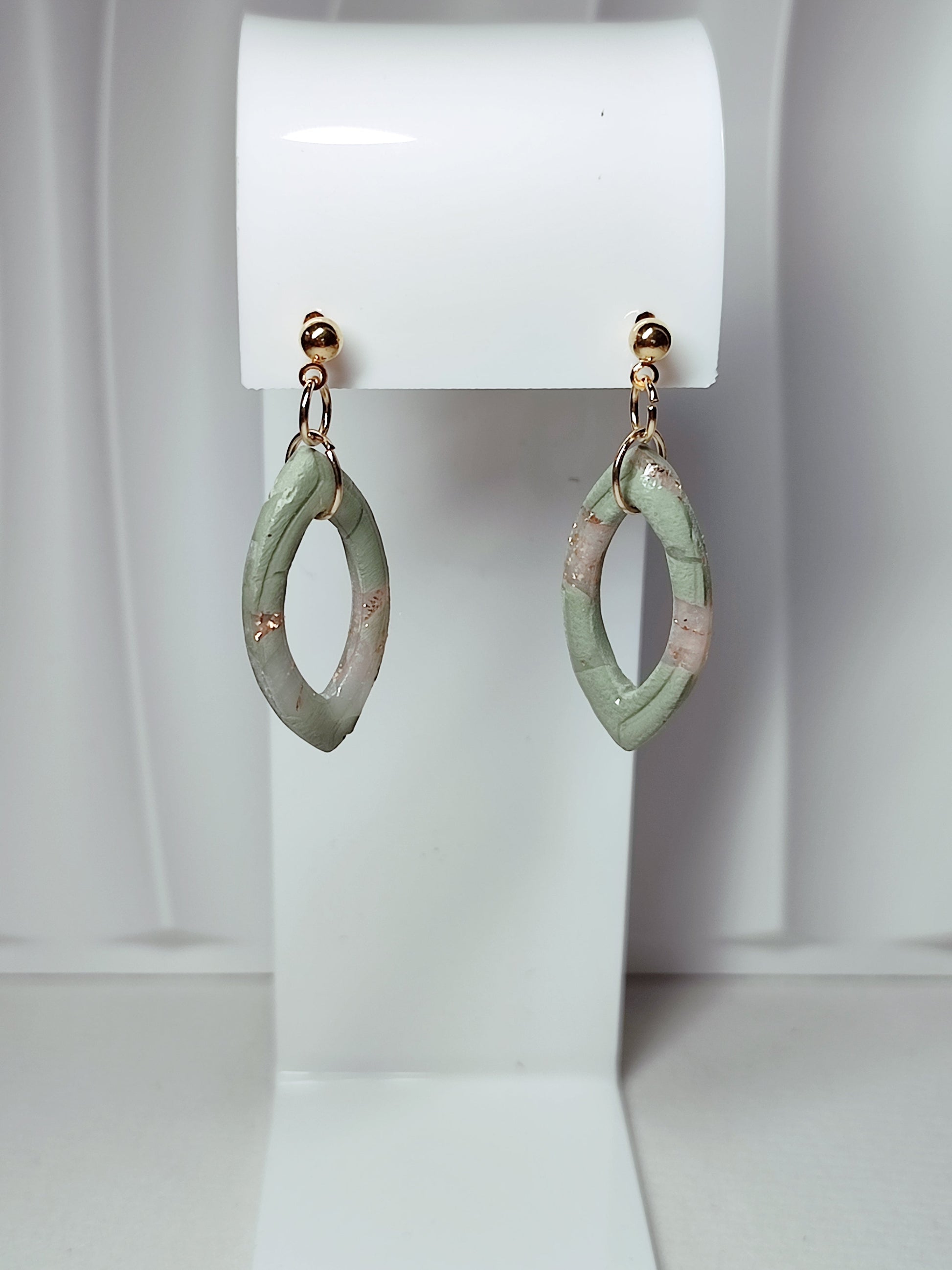 Boucles d’oreilles “Vert d'éclat” – O mill’éclats O mill'éclats