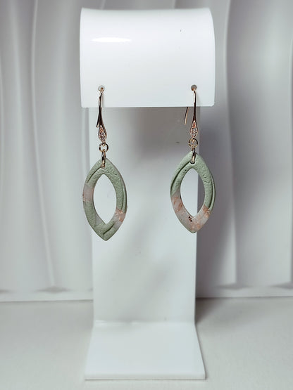 Boucles d’oreilles “Lueur de Sauge” – O mill’éclats O mill'éclats