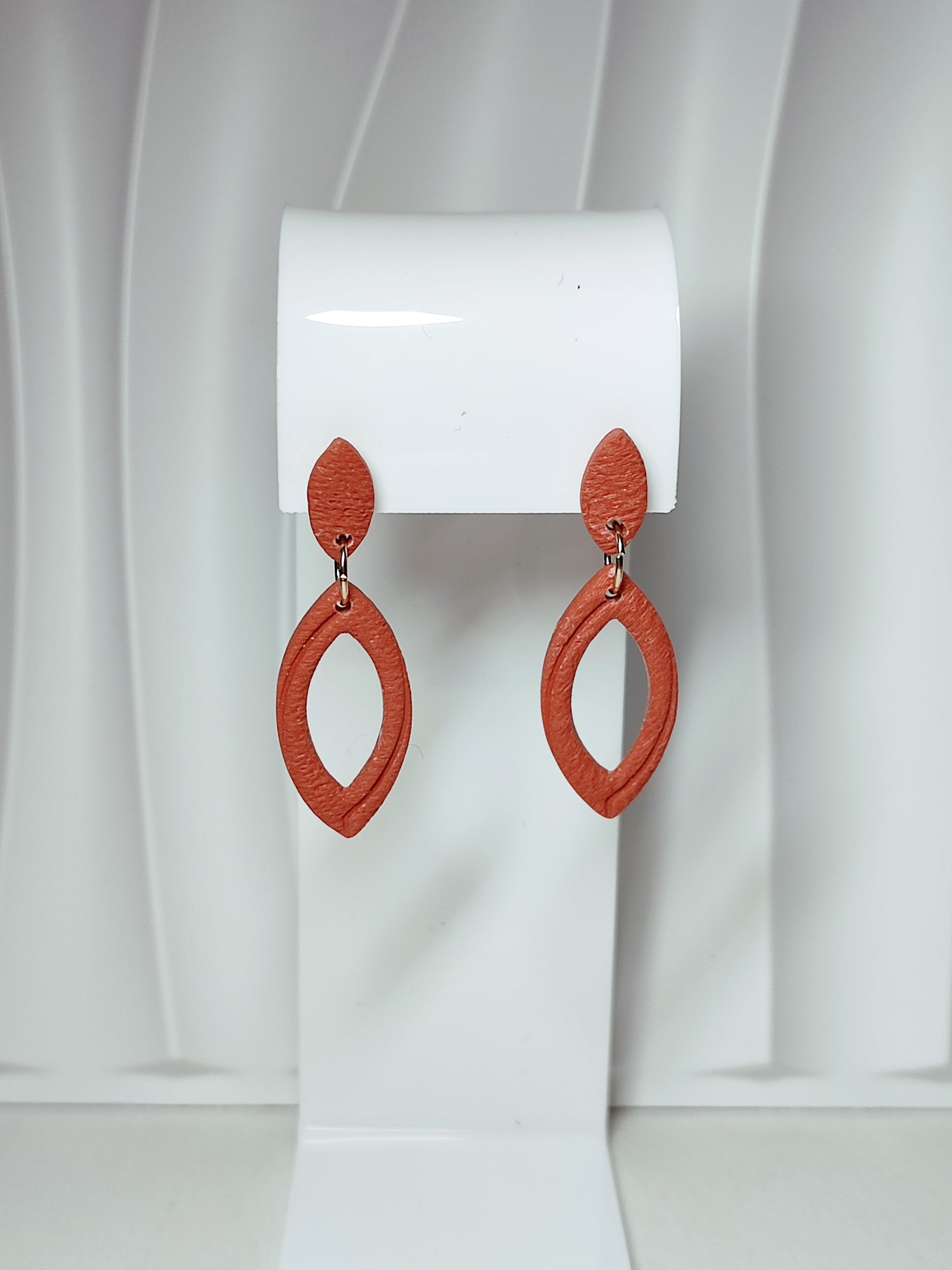 Boucles d’oreilles “Éclat terracotta” – O mill’éclats O mill'éclats