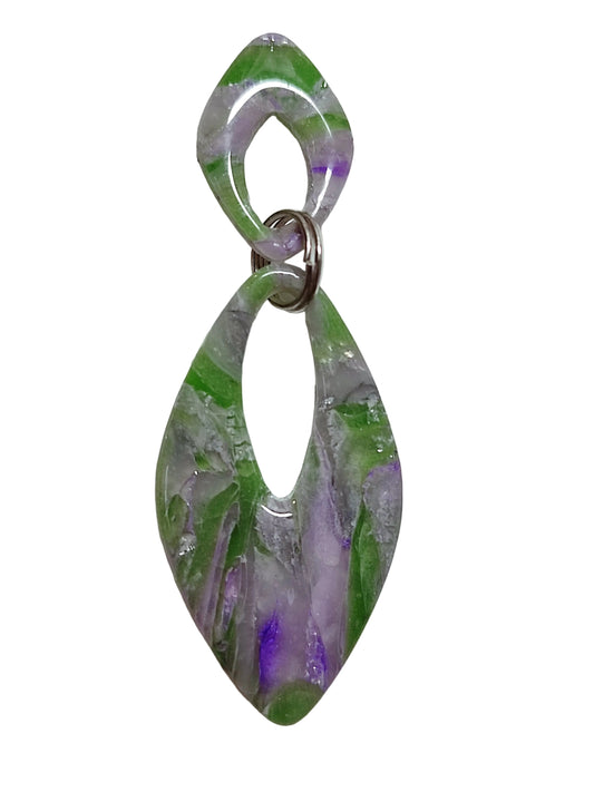 Boucles d’oreilles “Lignes d’éclat” - O mill'éclats