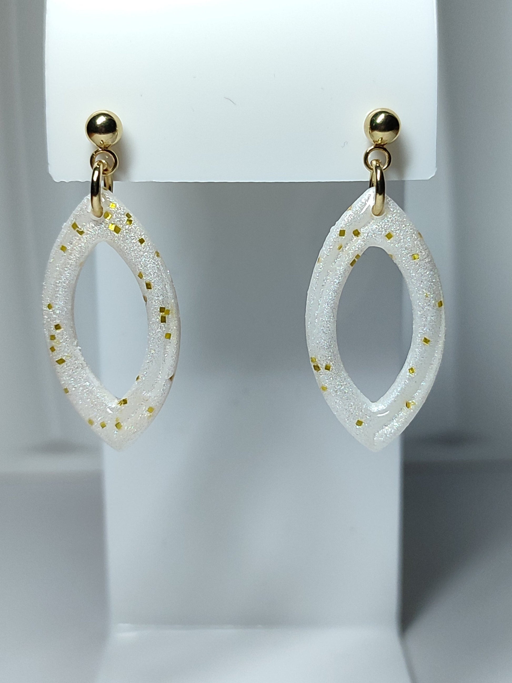 Boucles d’oreilles “Lueur d’hiver” – O mill’éclats O mill'éclats