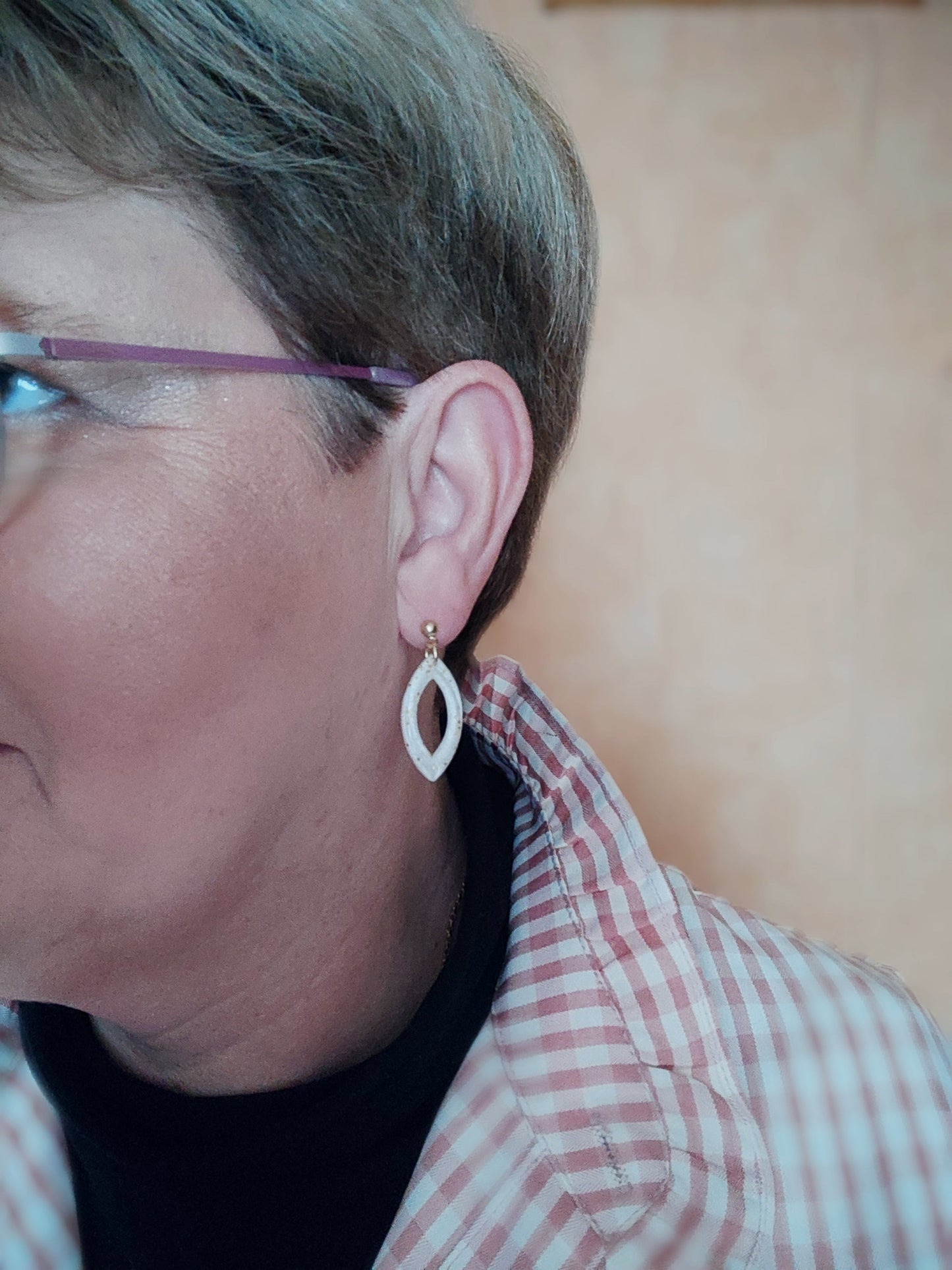 Boucles d’oreilles “Lueur d’hiver” – O mill’éclats O mill'éclats