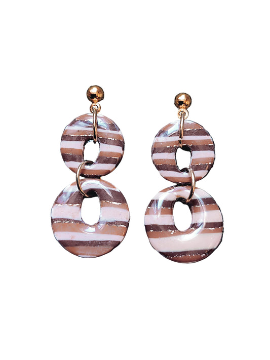 Boucles d'oreilles "Praline douce" - O mill'éclats