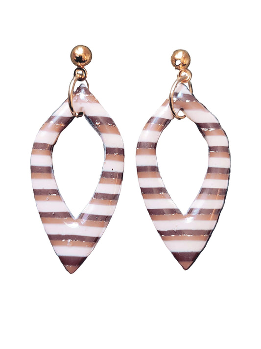 Boucles d'oreilles "Chocolat chantant" - O mill'éclats