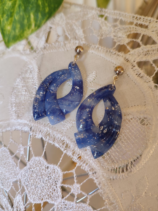Boucles d’oreilles “Ovale d’ombre et de lumière”