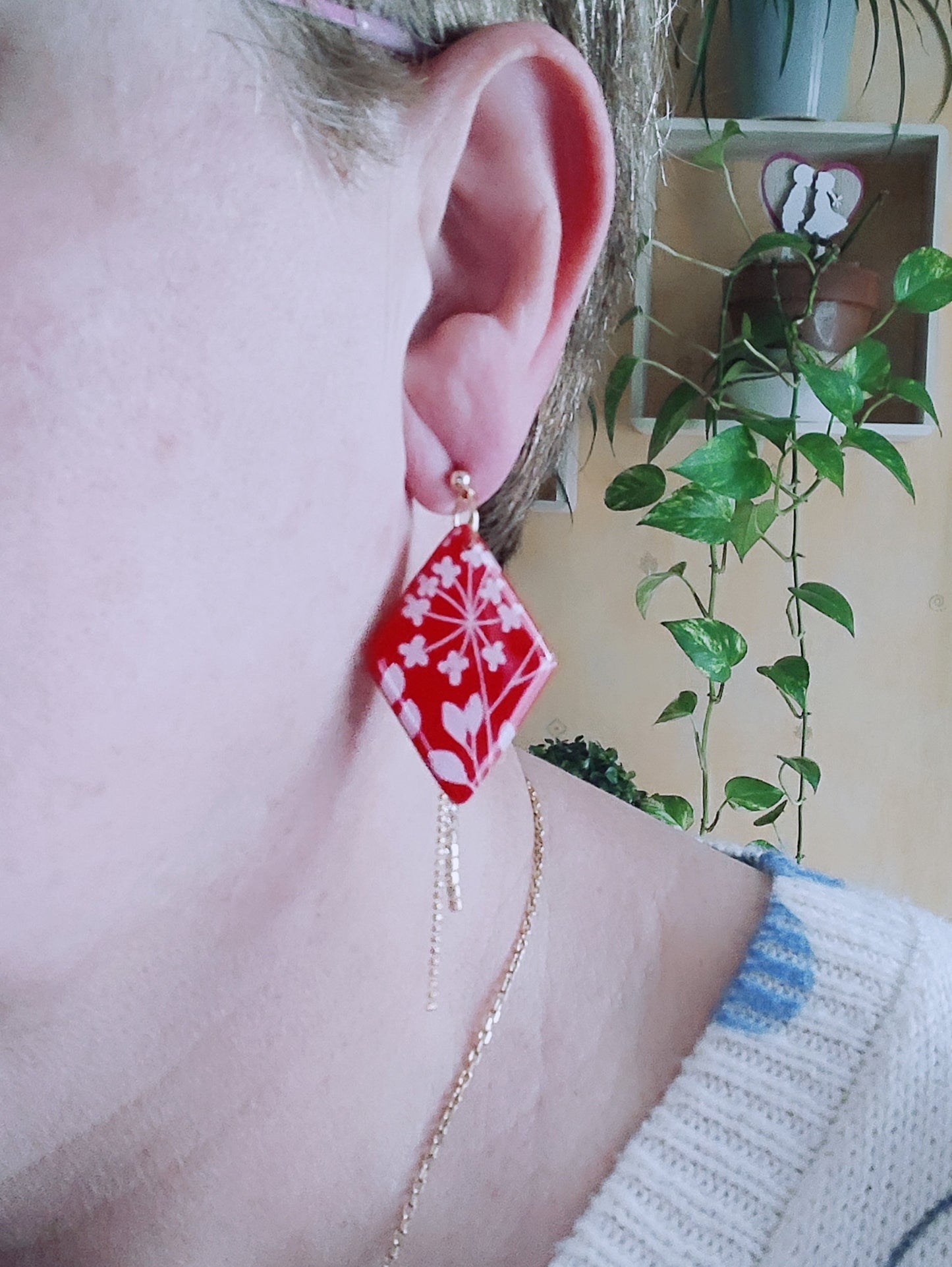 Boucles d'oreilles Epanouie - O mill'éclats O mill'éclats