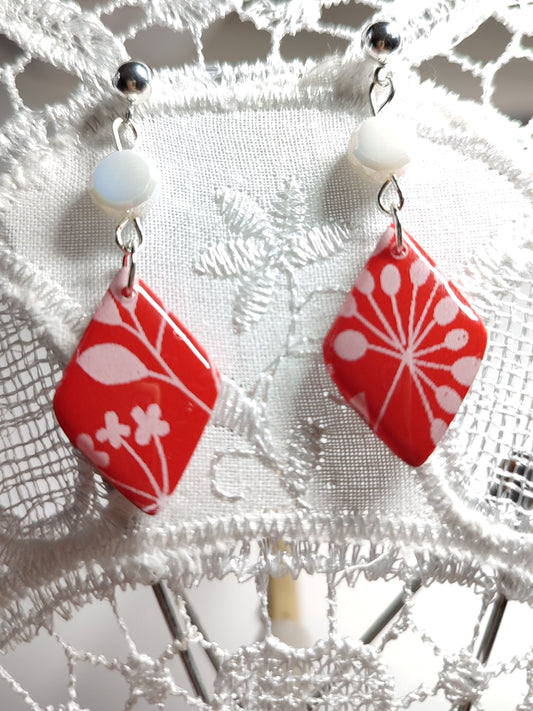 Boucles d'oreilles Pureté - O mill'éclats O mill'éclats