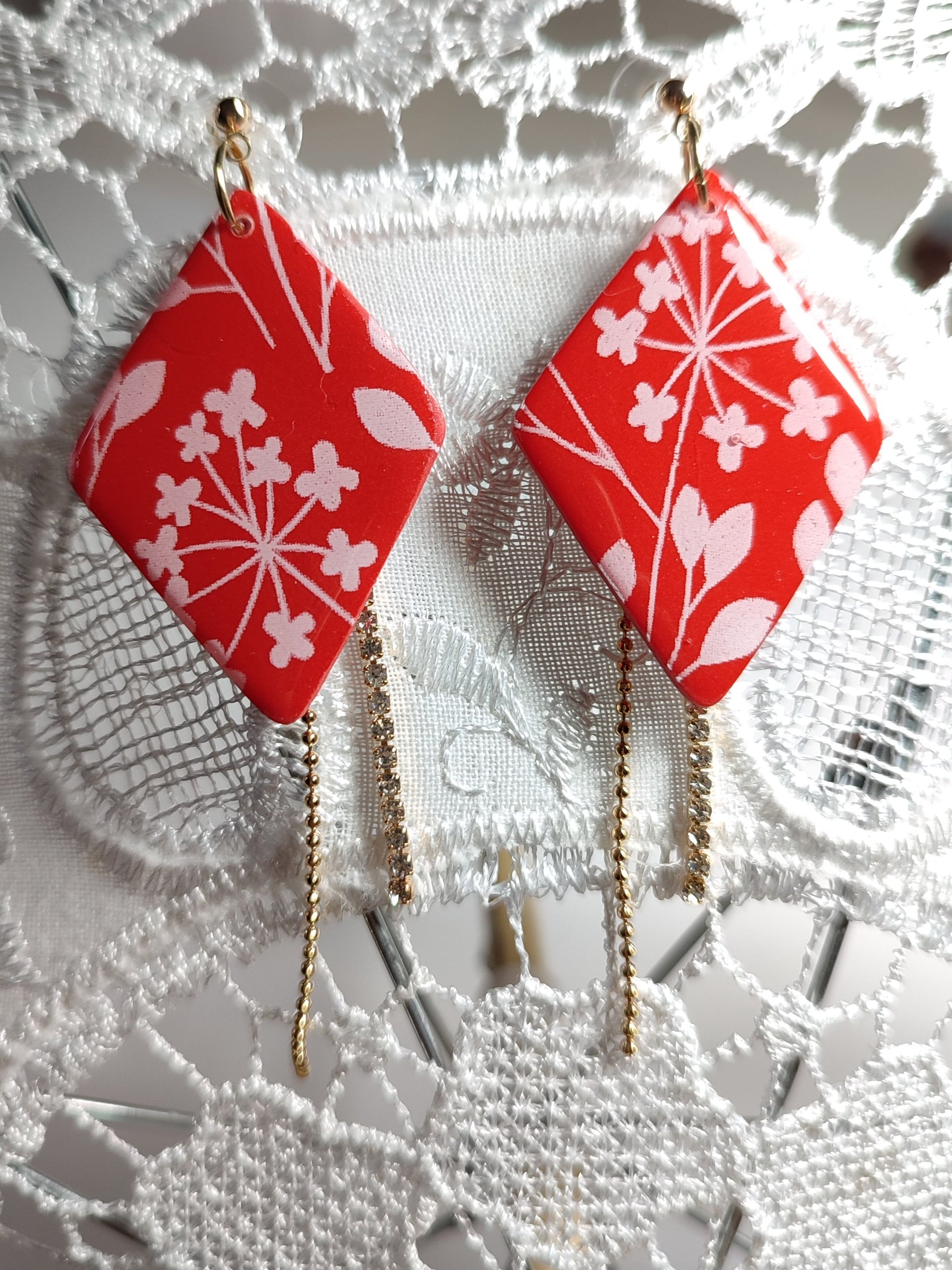 Boucles d'oreilles Epanouie - O mill'éclats O mill'éclats