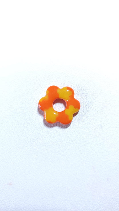 Orange pop - Fleur orange vitaminée - Modulables