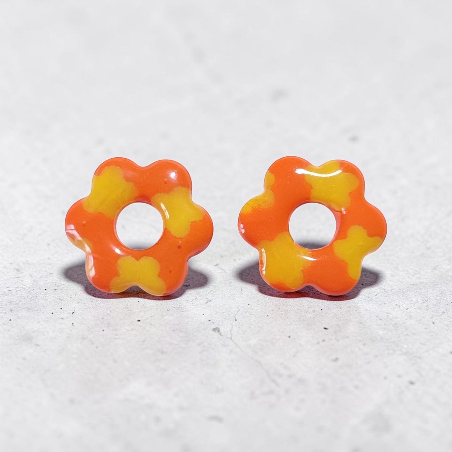 Orange pop - Fleur orange vitaminée - Modulables