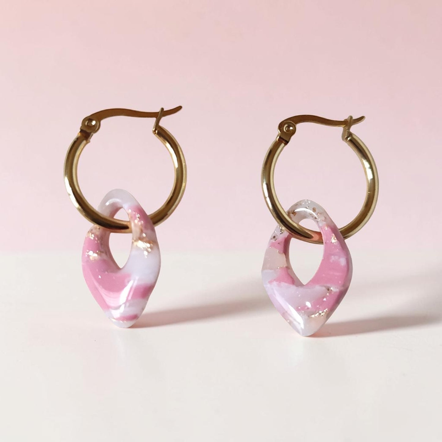 Rosé minéral doré - Diamant - Modulables