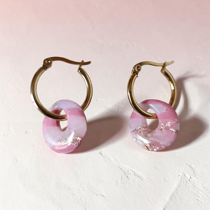 Rosé minéral doré - Rondes - Modulables