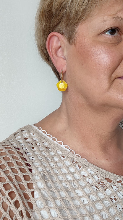 Jaune marbrées nacrées - Soleil citronné - Modulables