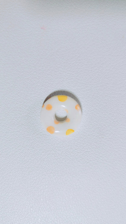 Orange et jaune - Perles d'agrumes - Pastilles - Modulables