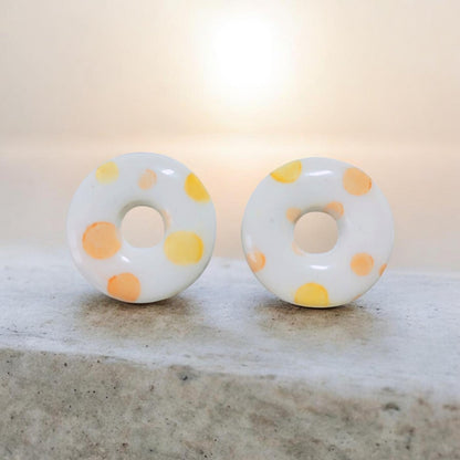Orange et jaune - Perles d'agrumes - Pastilles - Modulables