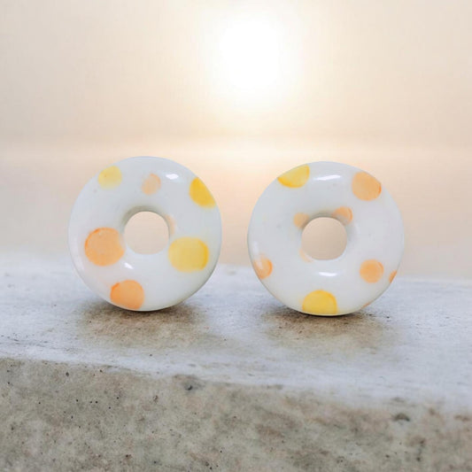 Orange et jaune - Perles d'agrumes - Pastilles - Modulables