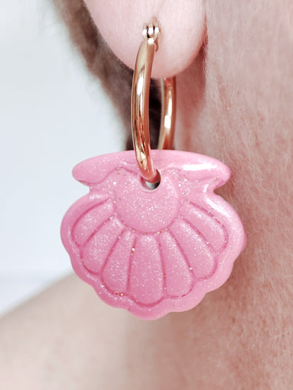 Rose nacré - Coquillage - Modulables