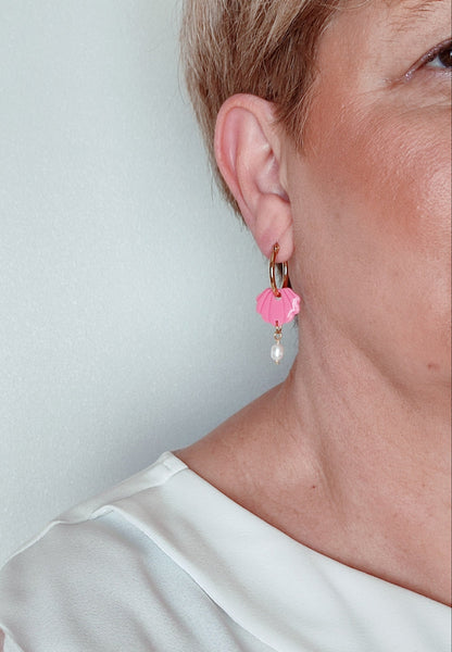 Rose - Coquillage perle - Modulables